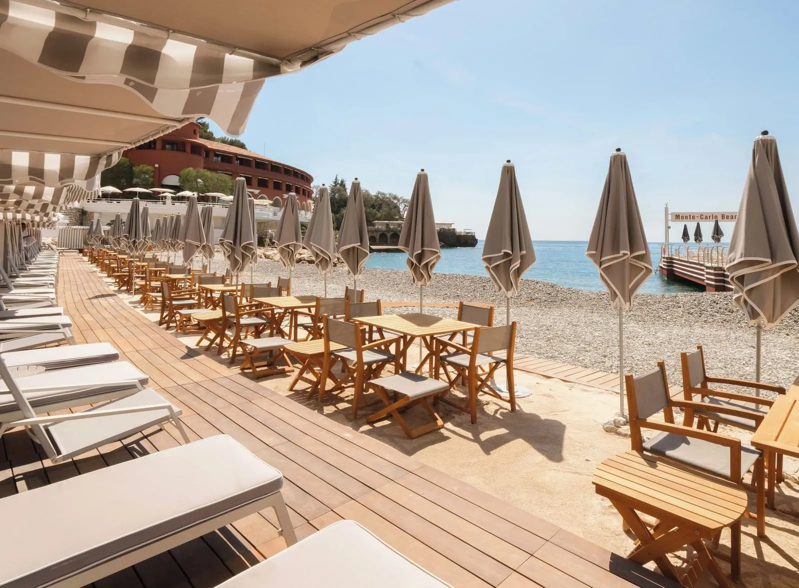 Hôtel de Paris Monte-Carlo: The beach terrace