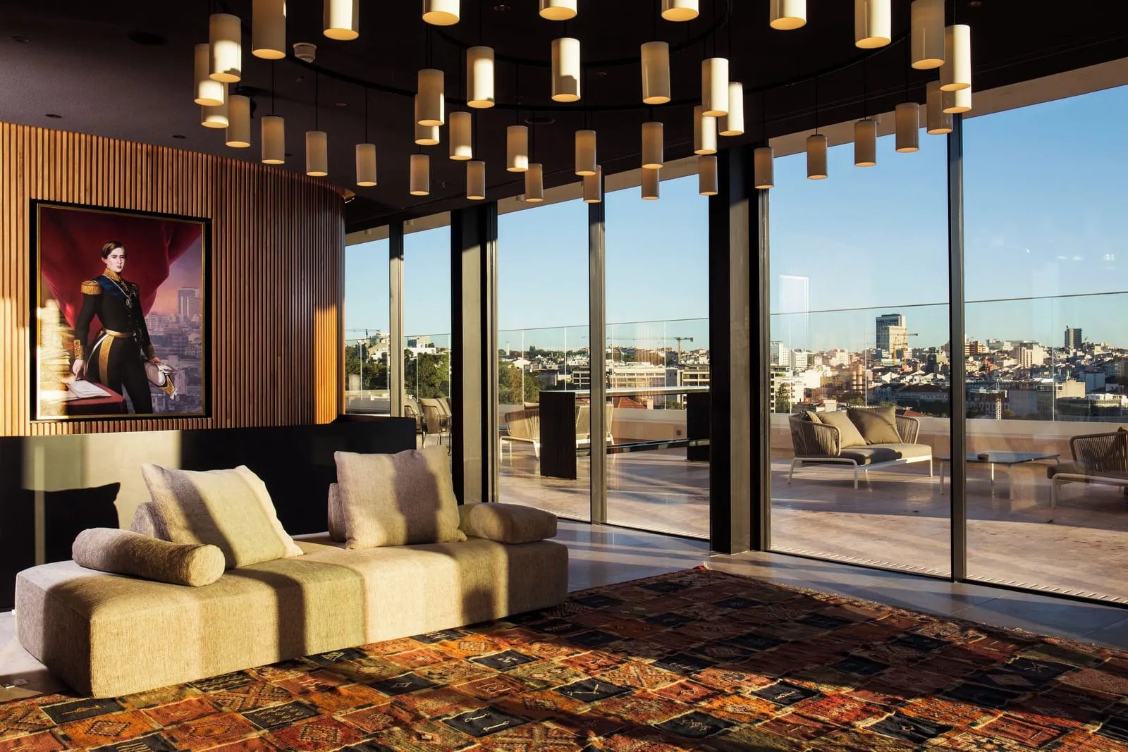 Memmo Príncipe Real: Lounge with city views