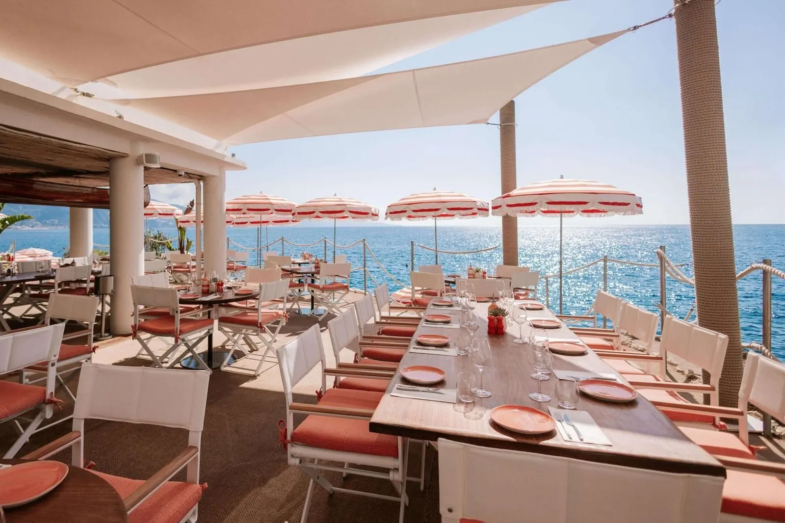 The Maybourne Riviera: Seaside restaurant