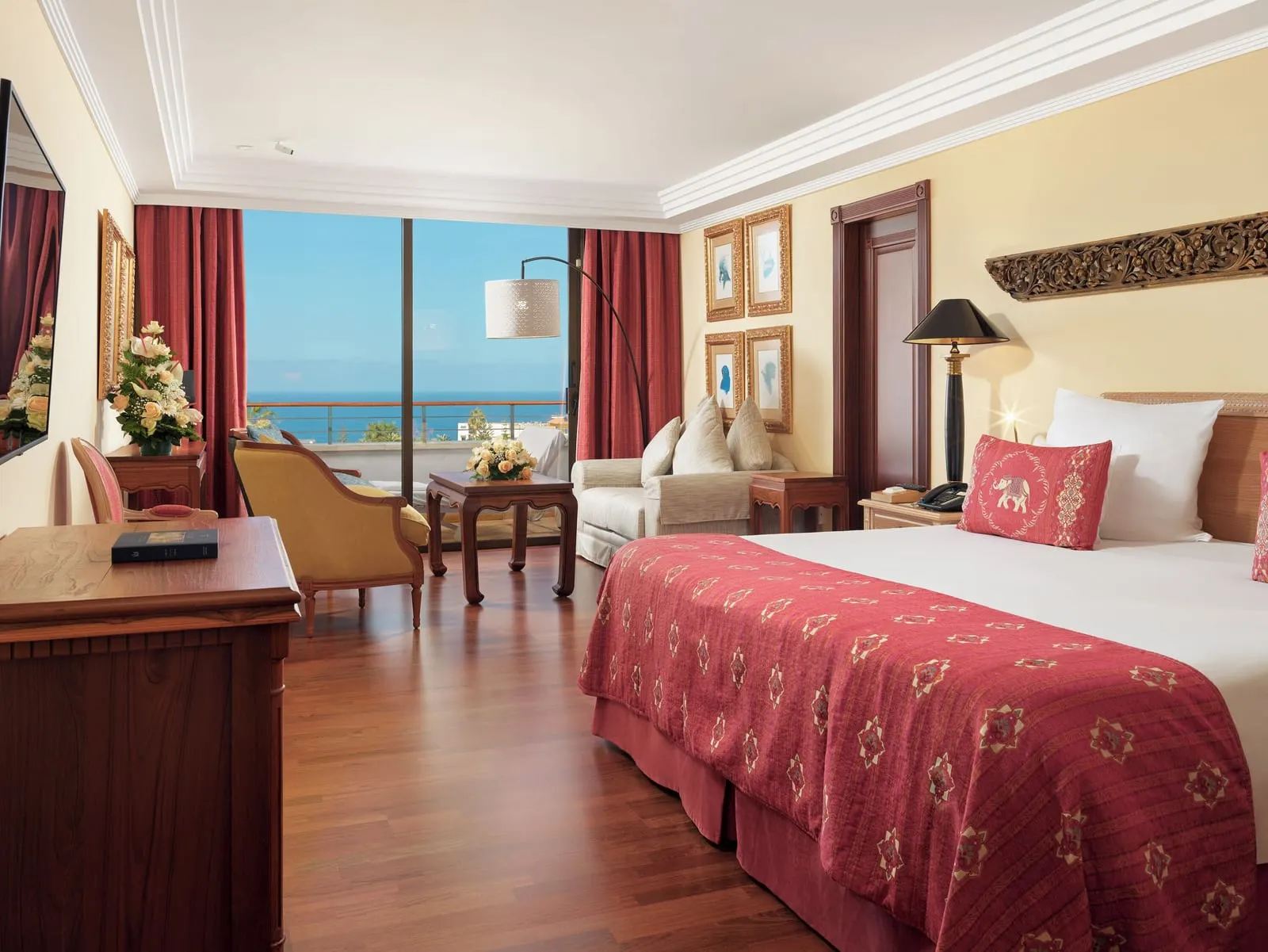 Hotel Botánico & The Oriental Spa Garden: Sea-view bedroom