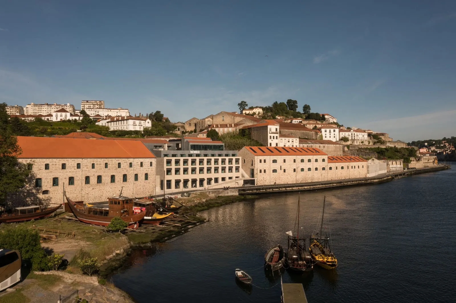 The Rebello Hotel & Spa: The converted warehouses from the water