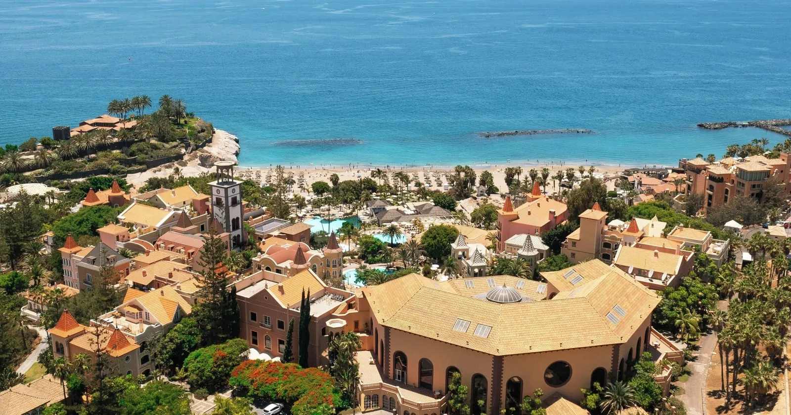 Bahía del Duque: The resort from above